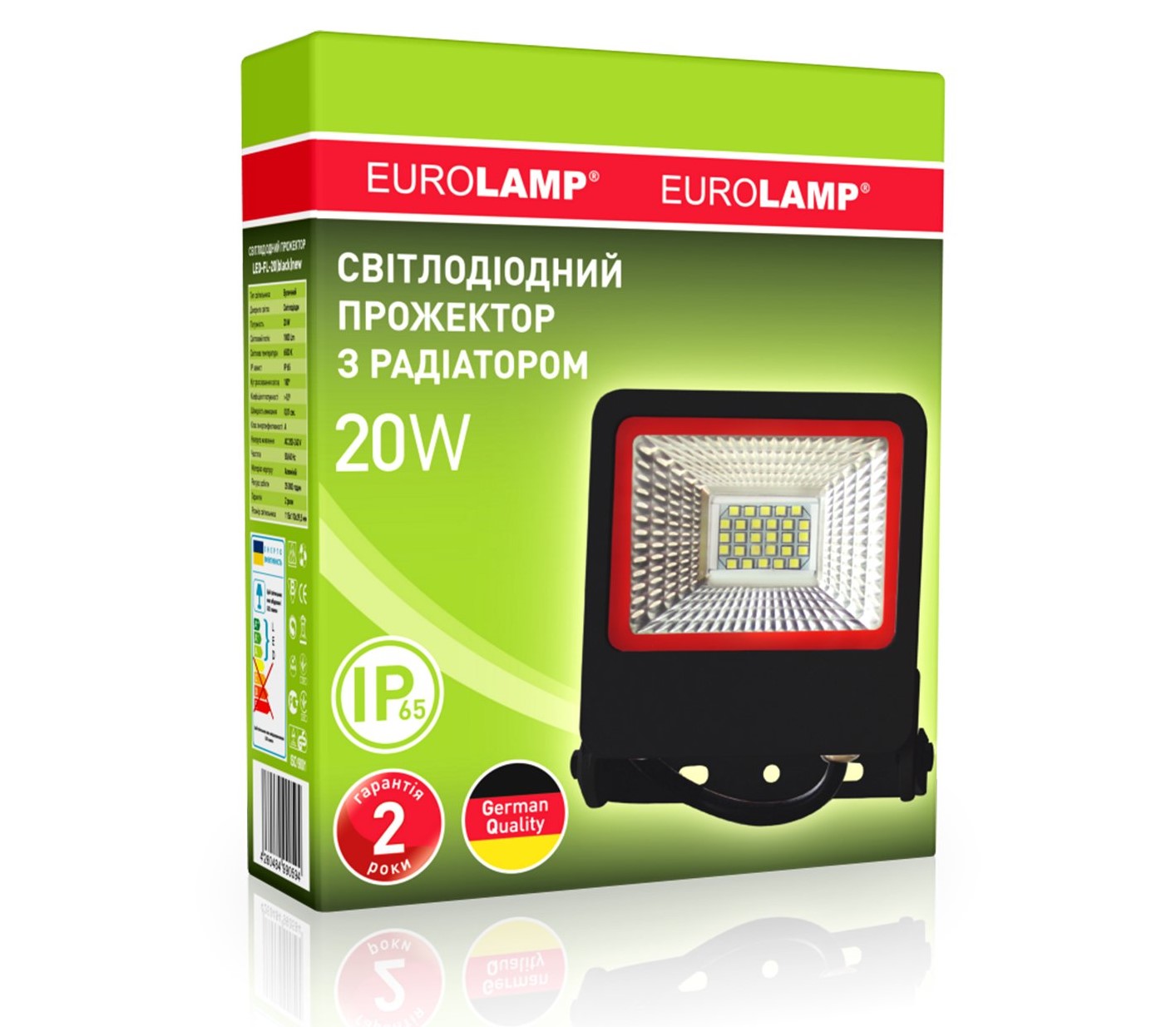 Прожектор светодиодный EUROLAMP LED SMD 20W 6500K