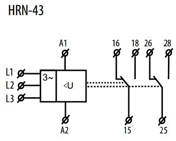 Схема HRN-43