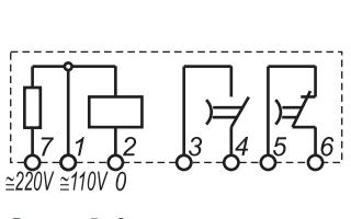 Схема подключения ВЛ-64 на напряжении 110 и 220 вольт